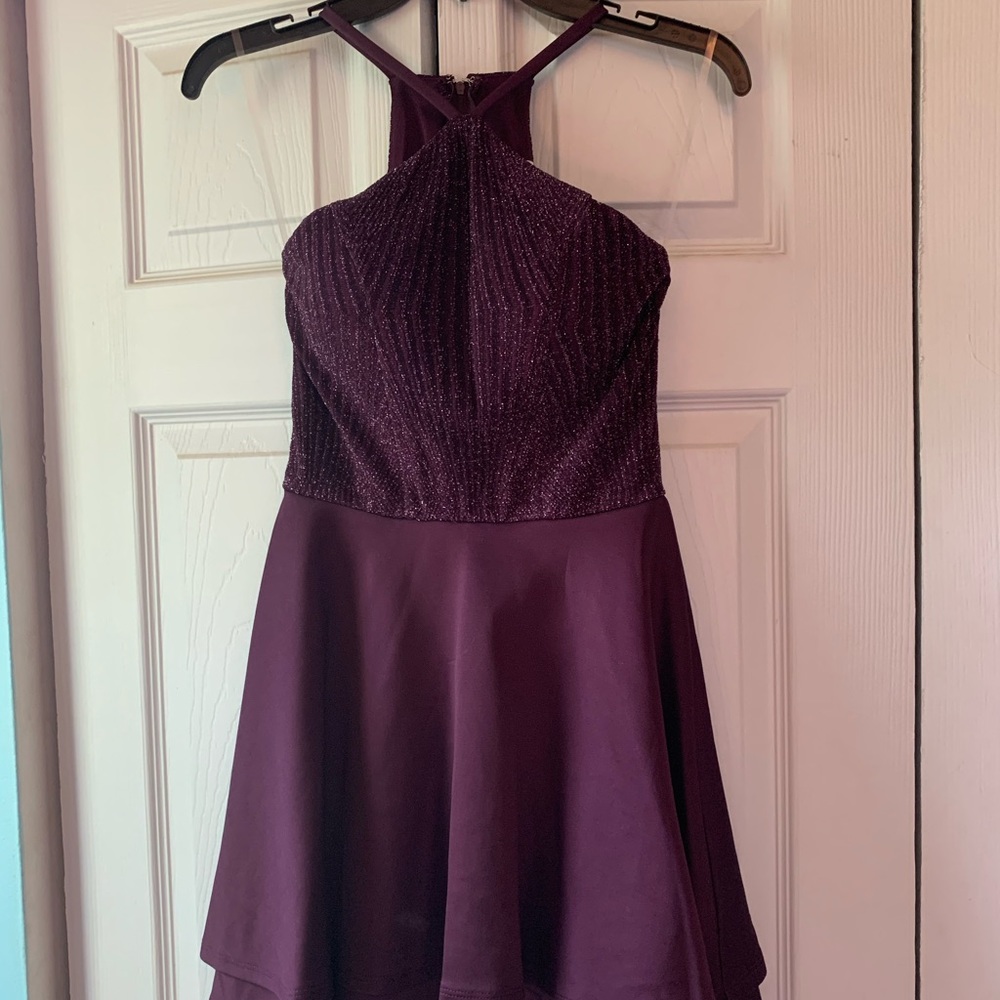 COPY - Purple Homecoming Dress
